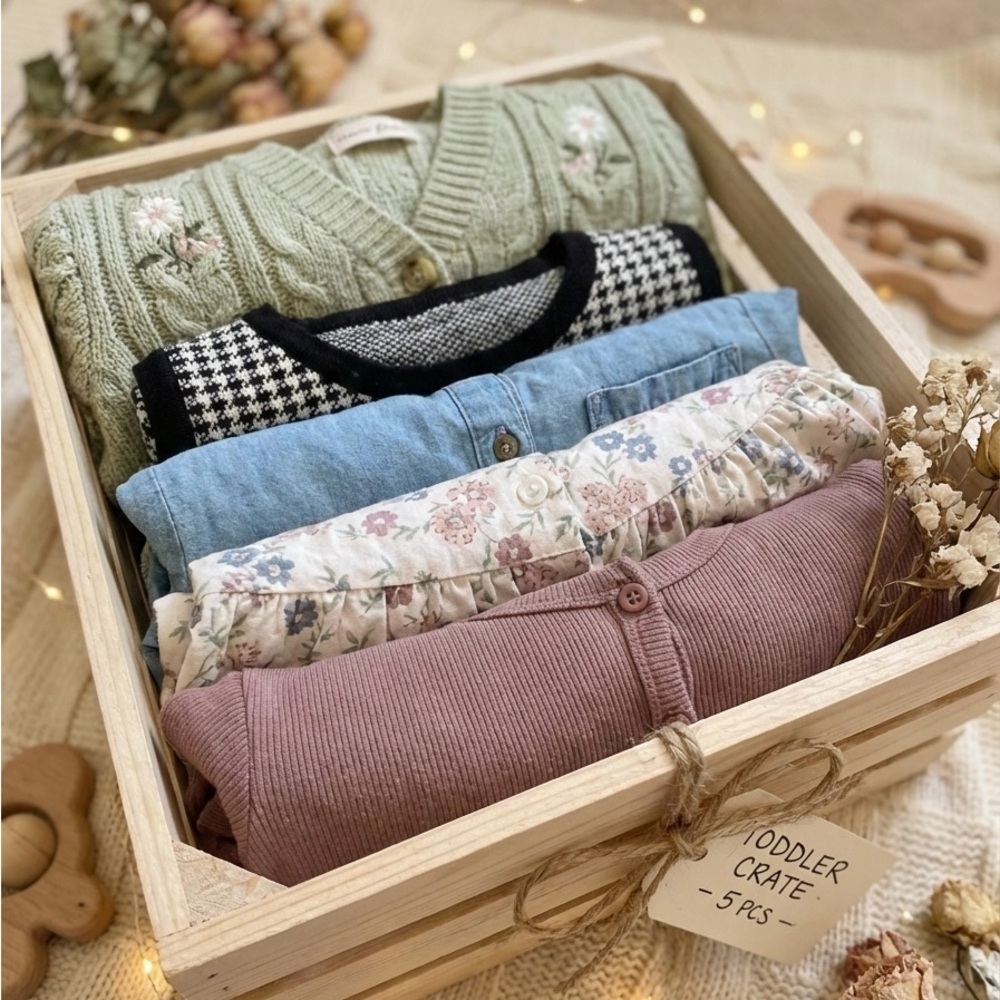 Toddler Girl Clothing Box | 5pc sets and dresses